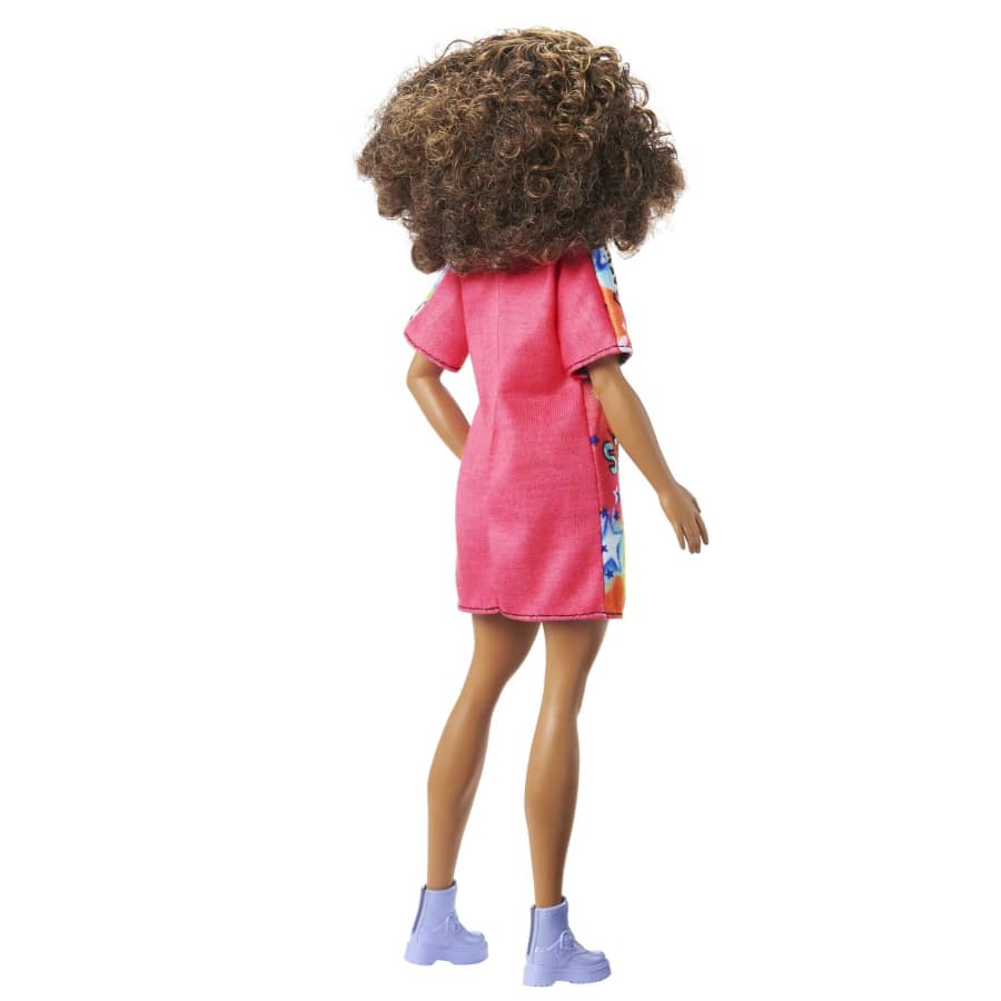 Barbie Fashionistas Doll Asst. Good Vibes T-Shirt Dress HPF77 Lelle