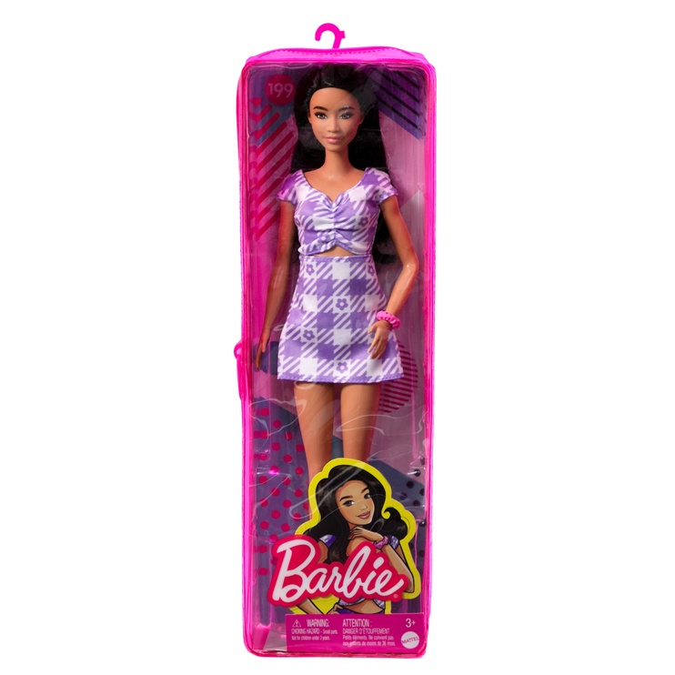 Barbie Fashionistas Doll Asst. Oversized Plaids HPF75 Lelle