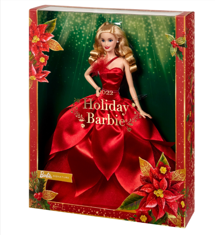 Barbie Holiday Doll - Blonde lelle HBY03