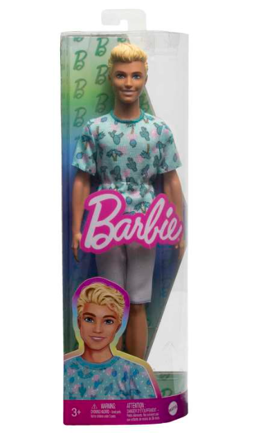 Barbie Ken Fashionistas Doll Asst. Blue Shirt Kукла HJT10