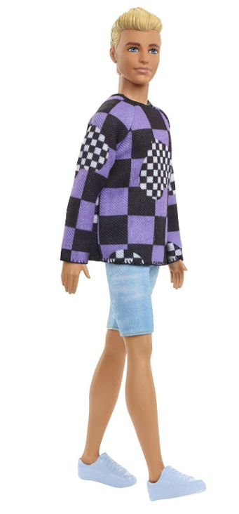 Barbie Ken Fashionistas Doll Asst. Checkered Hearts Kукла HBV25