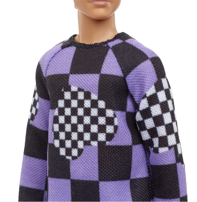 Barbie Ken Fashionistas Doll Asst. Checkered Hearts Lelle HBV25