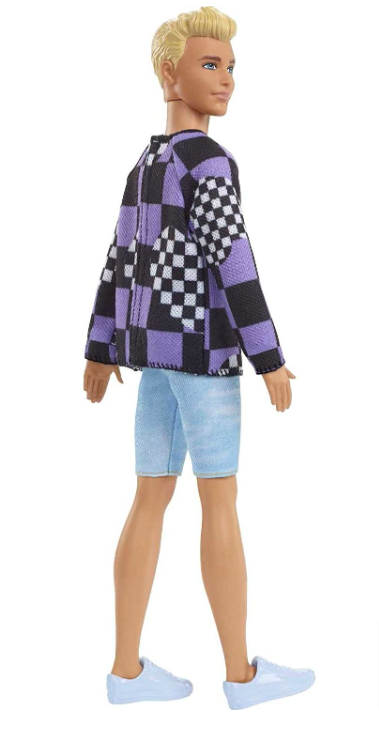 Barbie Ken Fashionistas Doll Asst. Checkered Hearts Lelle HBV25