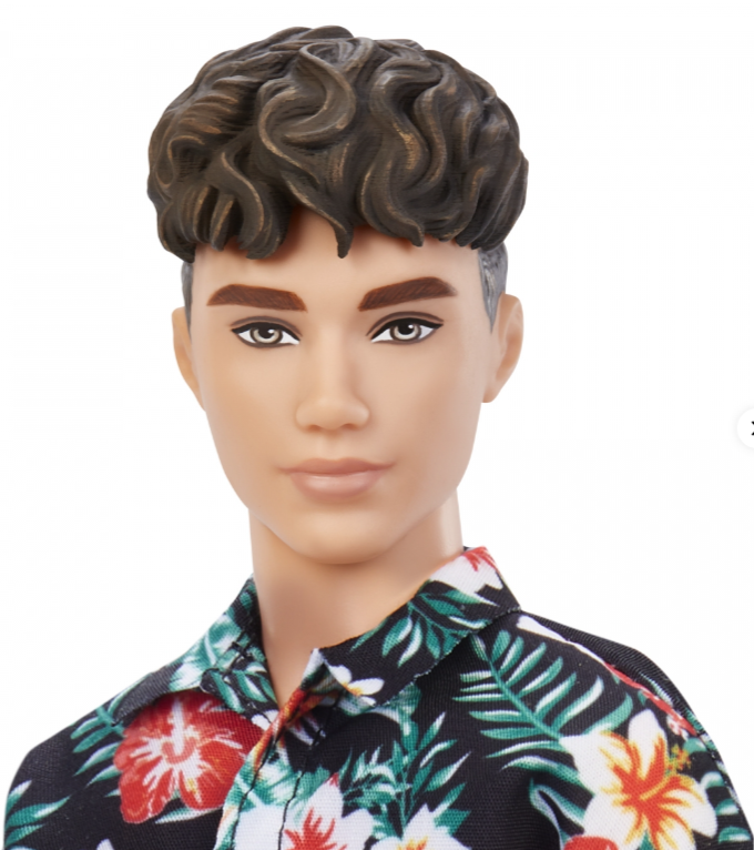 Barbie Ken Fashionistas Doll Asst. Floral Shirt Kукла HBV24