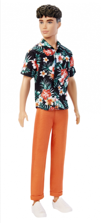 Barbie Ken Fashionistas Doll Asst. Floral Shirt Lelle HBV24