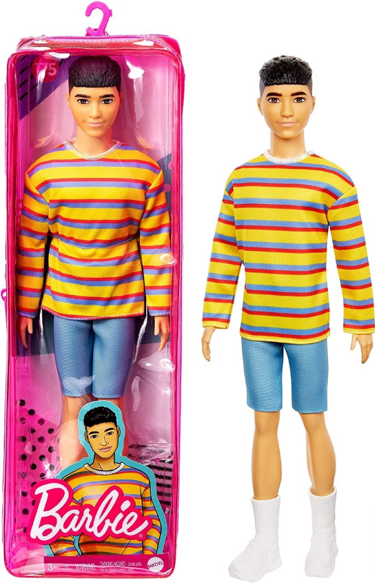 Barbie Ken Fashionistas Doll Asst. Polo Shirt Kукла GRB91