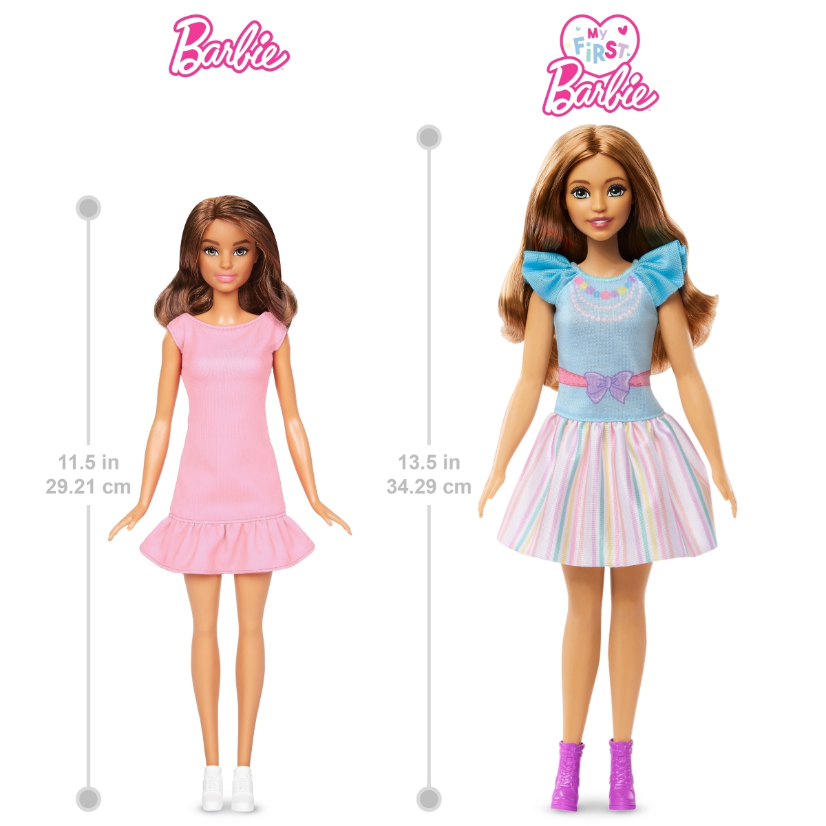 Barbie My First Barbie Brunette with Bunny Kукла HLL21