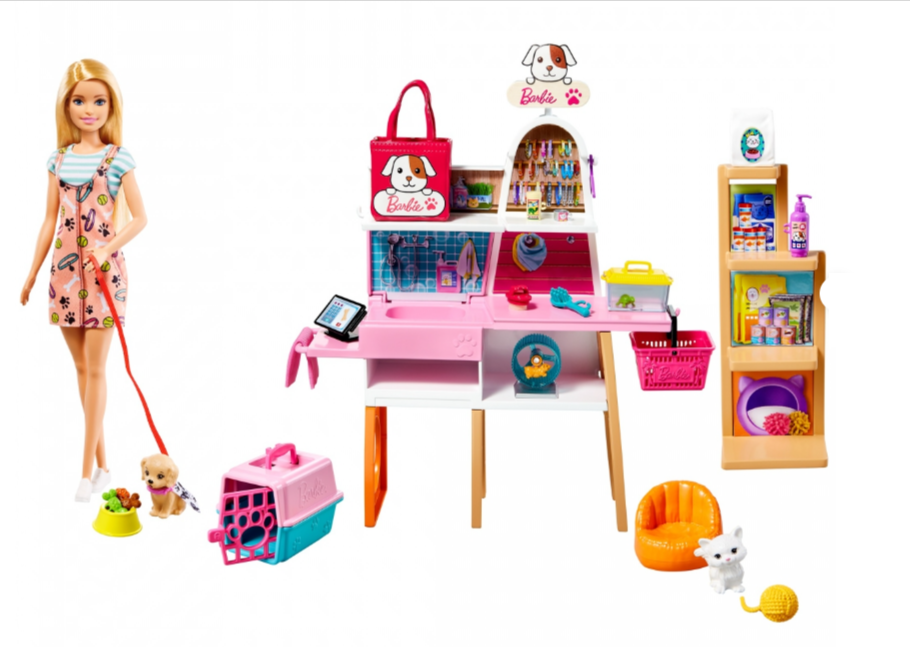 Barbie Pet Supply Store Playset кукла GRG90