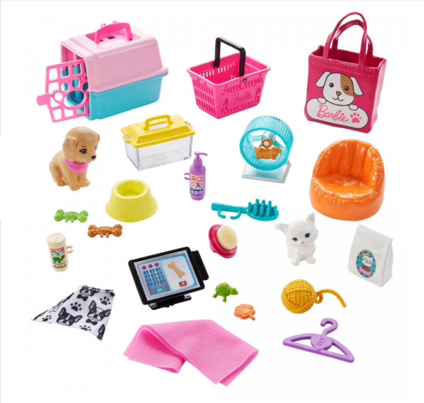 Barbie  Pet Supply Store Playset lelle GRG90