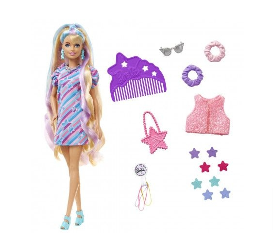 Barbie Totally Hair Doll - Blonde кукла HCM88