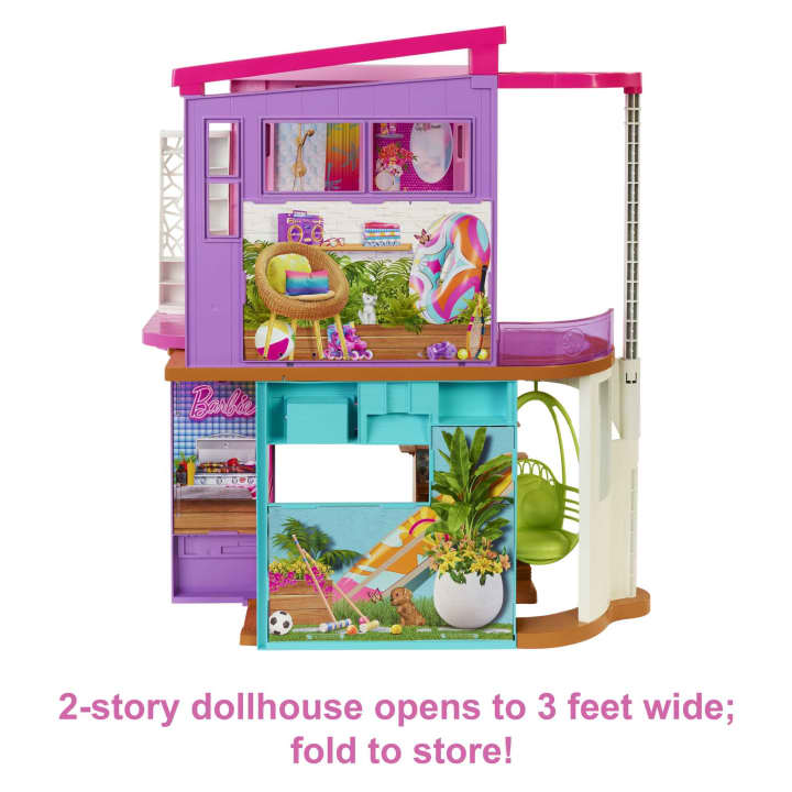 Barbie Vacation House Playset Barbie Malibu Дом для куклы HCD50