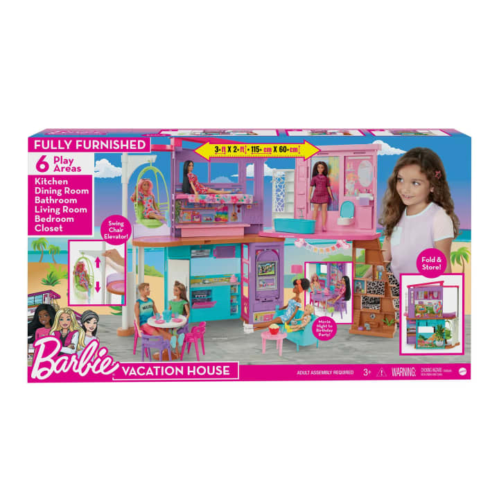 Barbie Vacation House Playset Barbie Malibu Дом для куклы HCD50