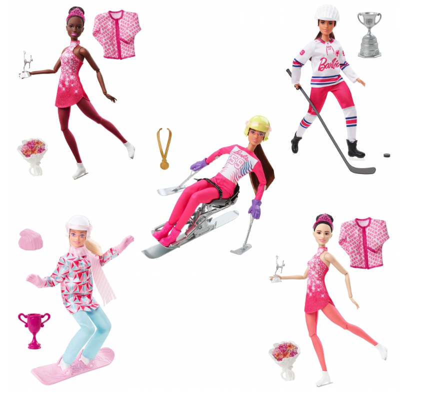 Barbie Winter Sports Asst Lelle HCN30