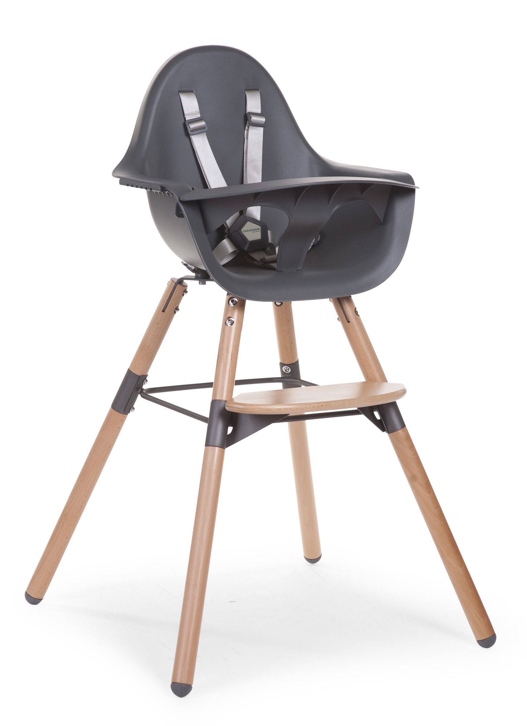 Стульчик для кормления 2in1 Childhome Evolu 2 Natural Anthracite