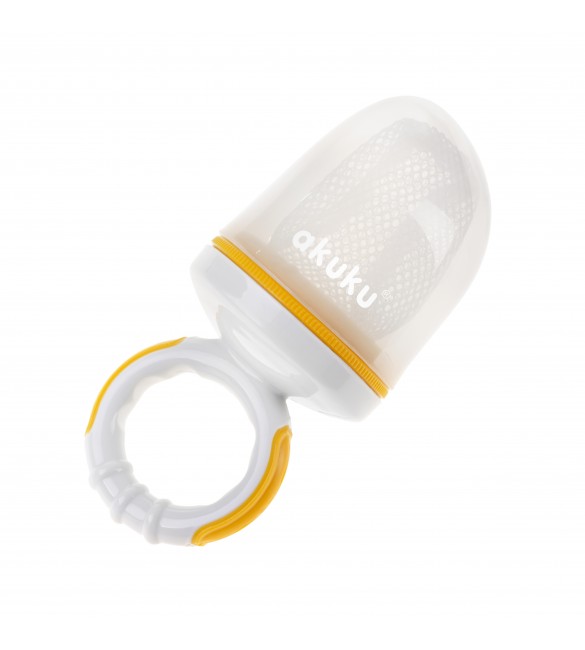 Barošanas silikona ierīce AKUKU Food Feeder A0514 yellow