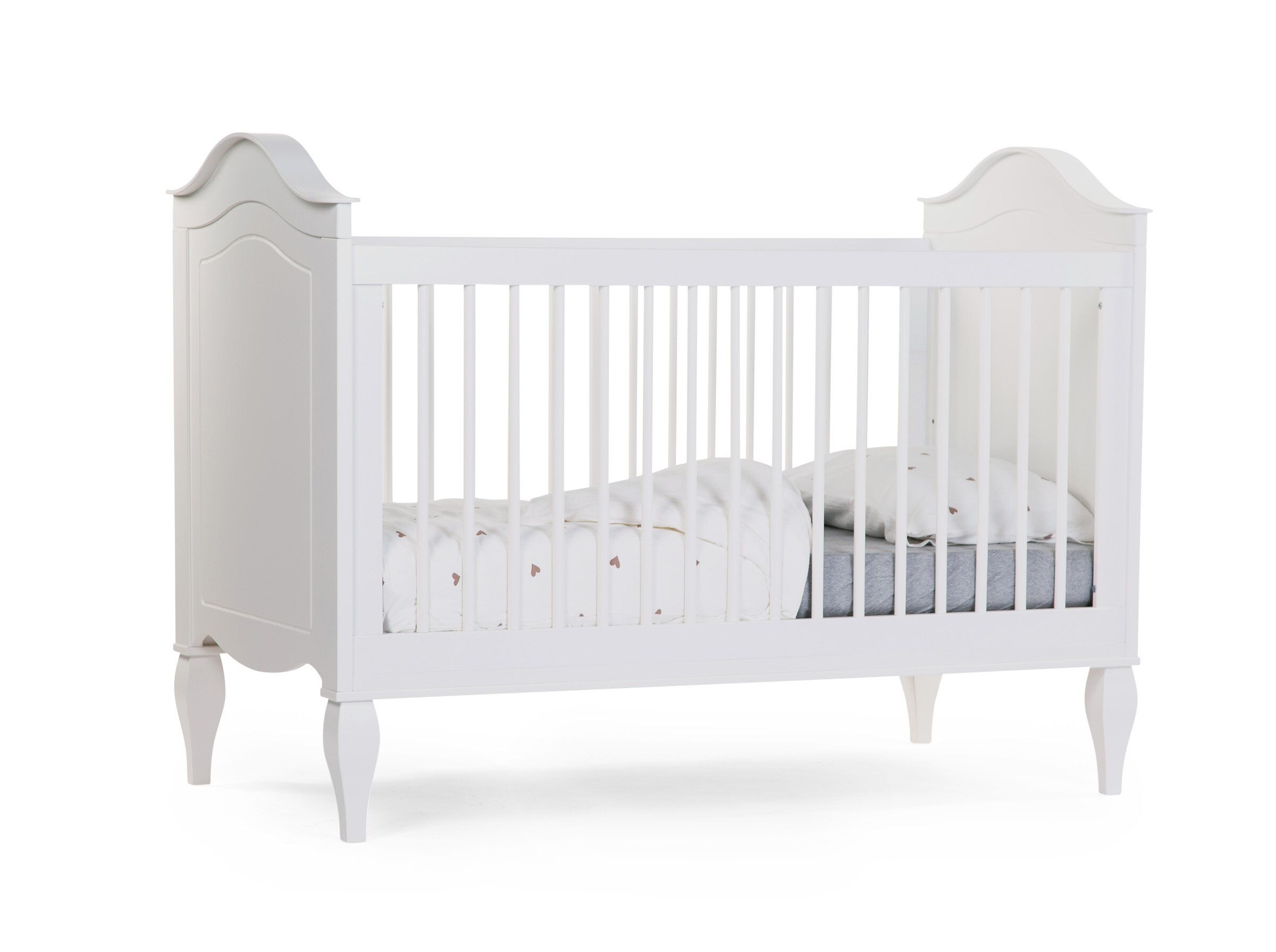 Bērnu gulta Transformeris 70x140 сm Childhome Romantic White