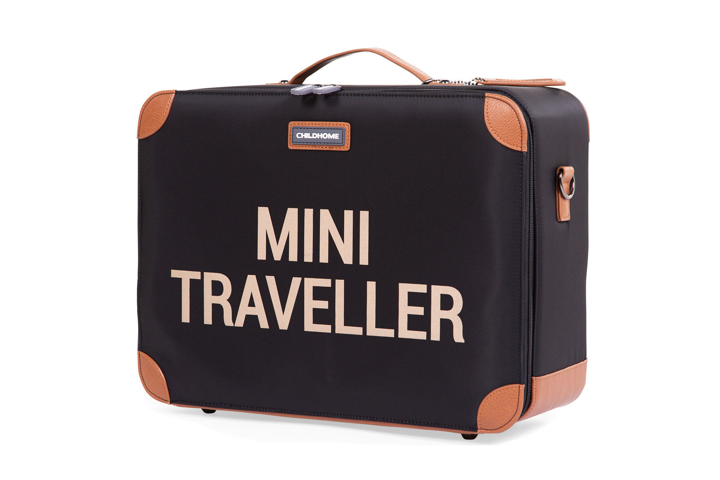 Детский чемодан Childhome Mini Traveller Black Gold