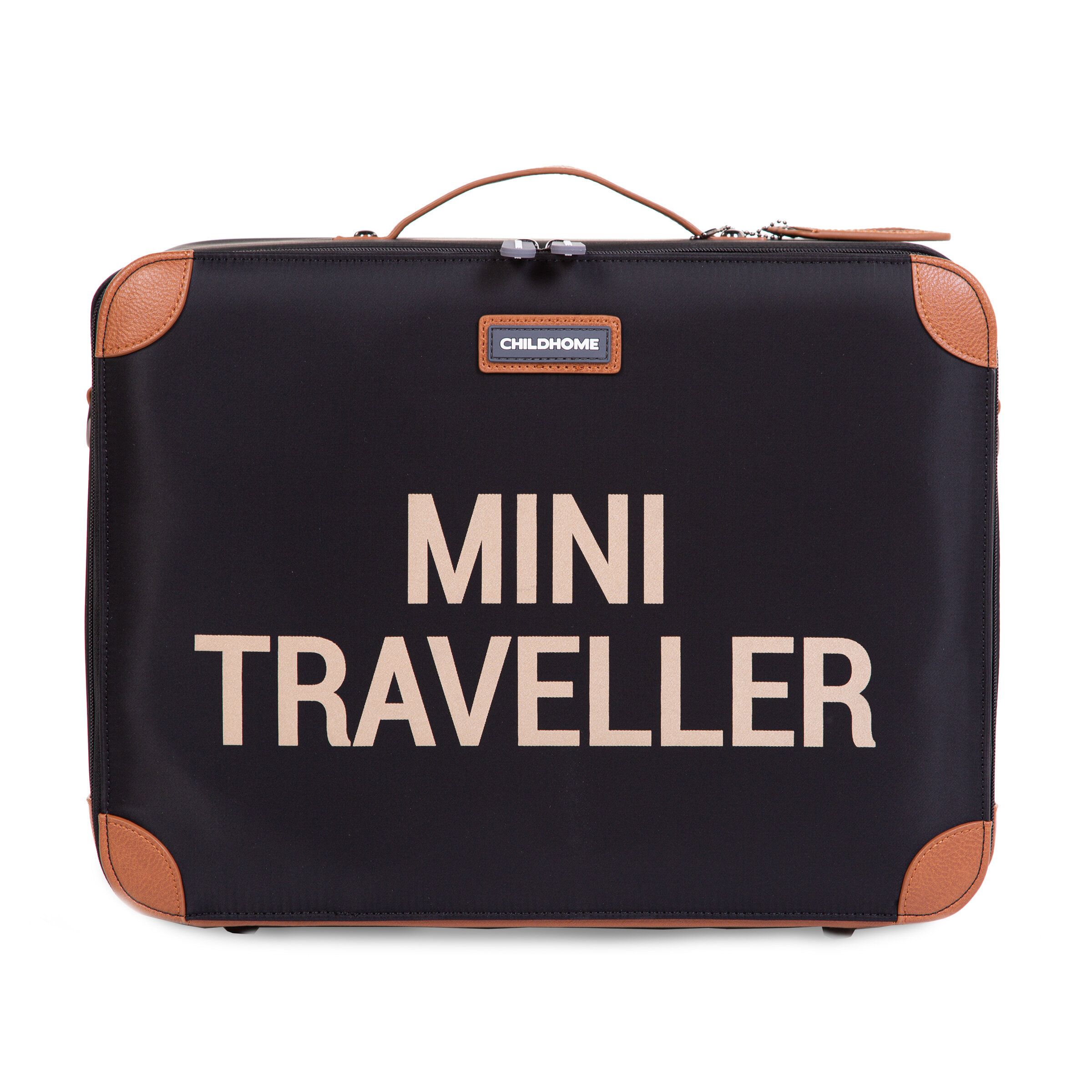 Детский чемодан Childhome Mini Traveller Black Gold