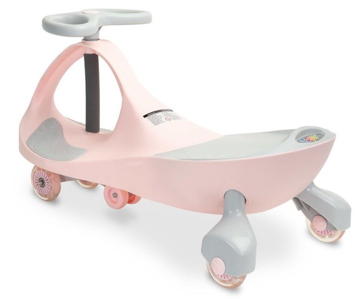 Bērnu mašīna Toyz Spinner ar LED riteņiem Pink