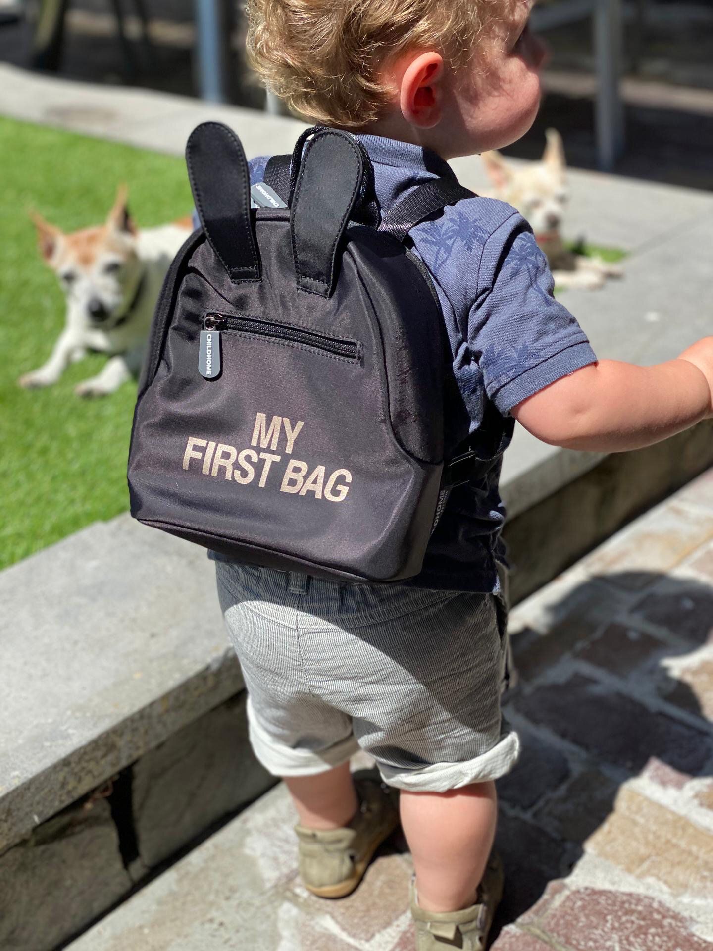 Детский рюкзак Childhome My First Bag Black