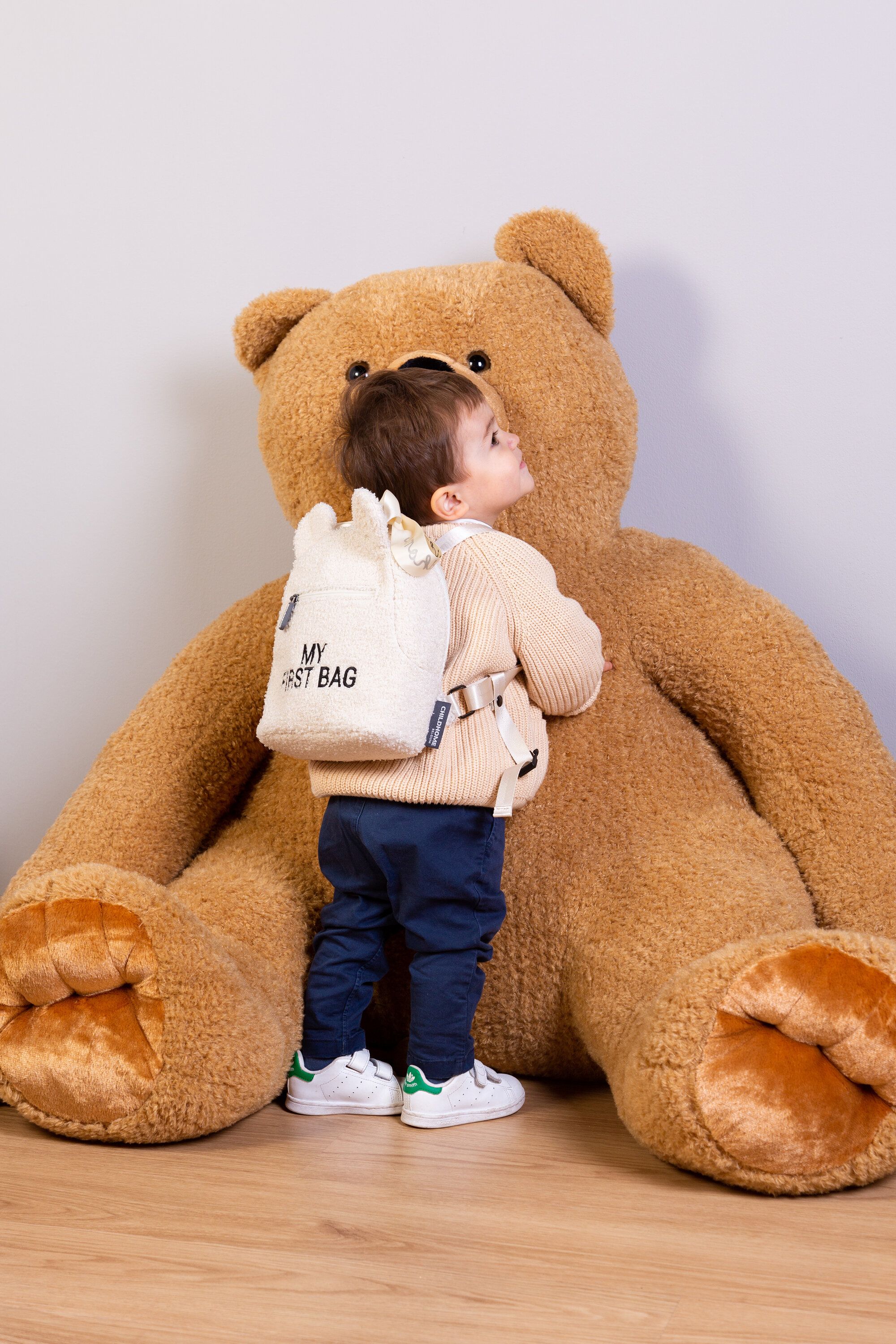 Детский рюкзак Childhome My First Bag Teddy Off White