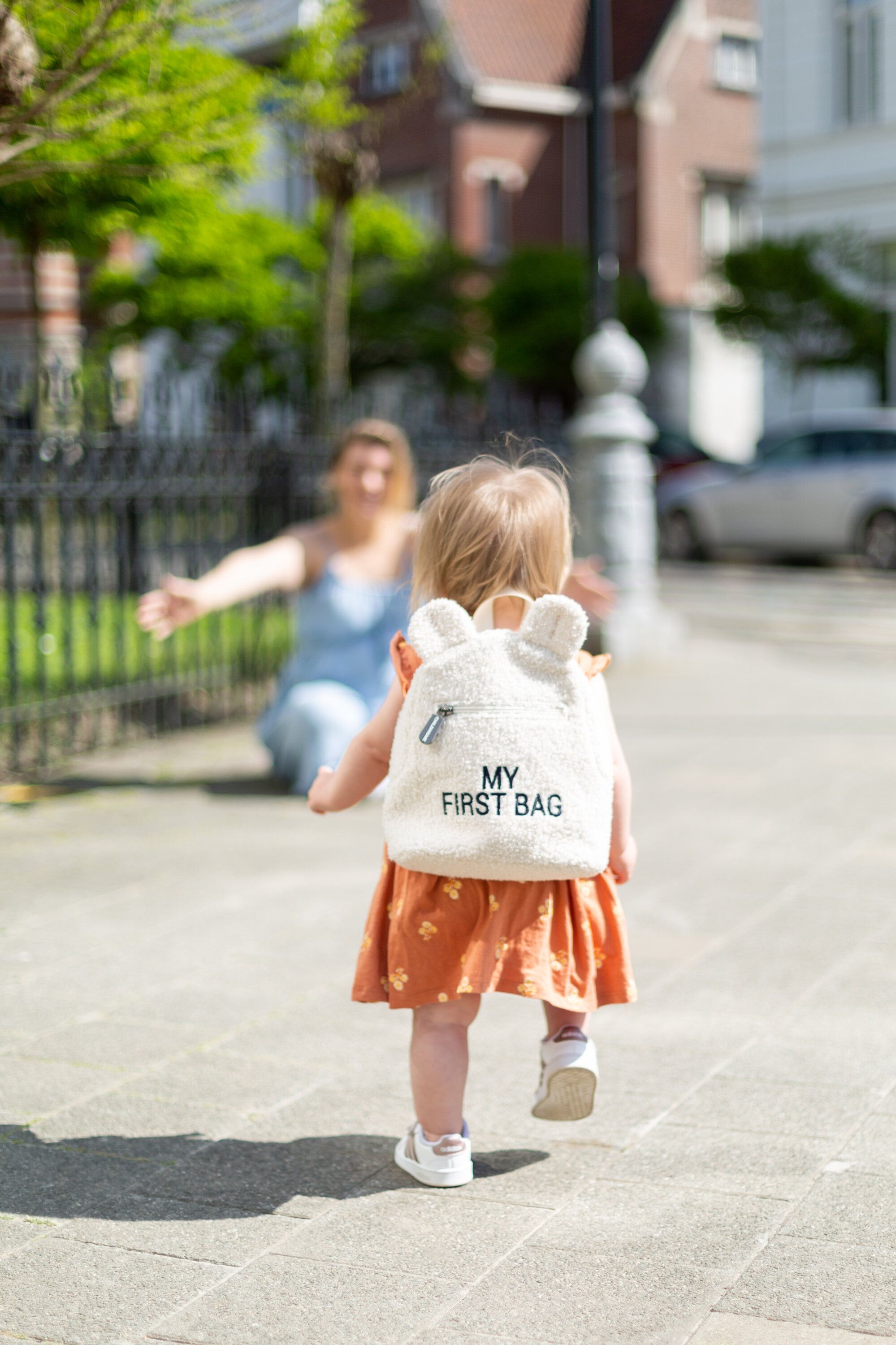 Детский рюкзак Childhome My First Bag Teddy Off White