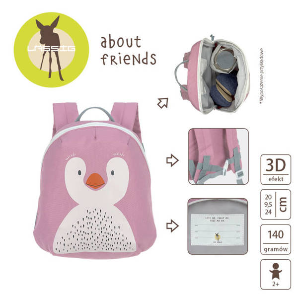 Детский рюкзак LASSIG About Friends Mini Penguin Limited