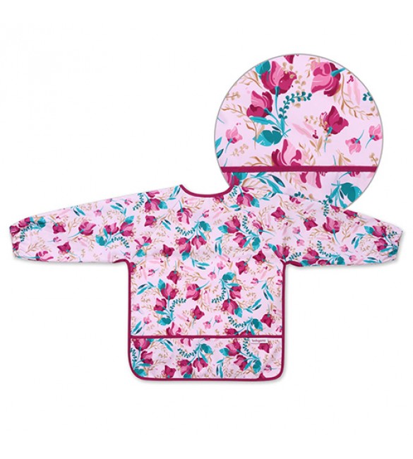 Слюнявчик с рукавами BabyOno FLORAL