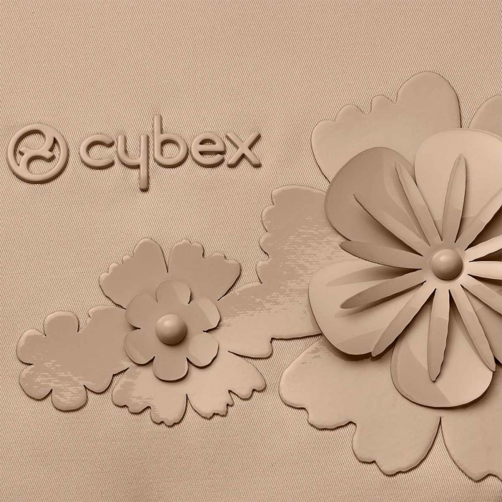 Спальный мешок CYBEX Footmuff Spring Nude Beige Simply flowers