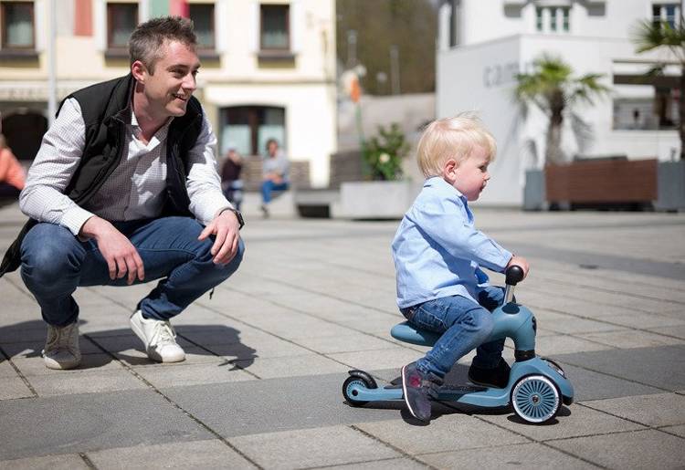 Bērnu skrejritenis ar sēdekli Scootandride Highwaykick 2in1 Kiwi