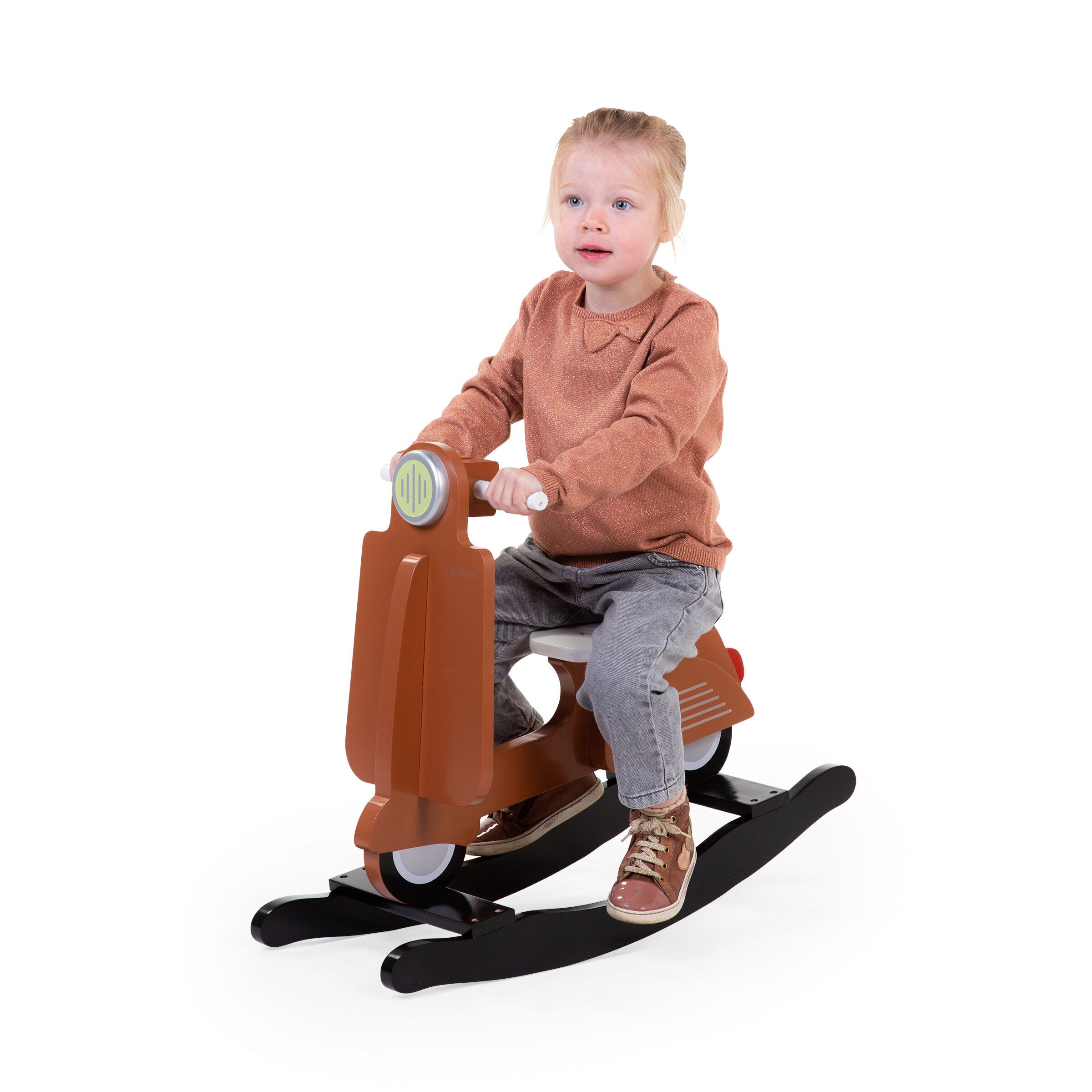 Детская качалка Скутер Childhome Scooter Rust Black