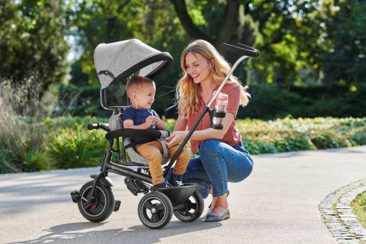 Детский трехколесный велосипед Kinderkraft Freeway Green 3 в 1