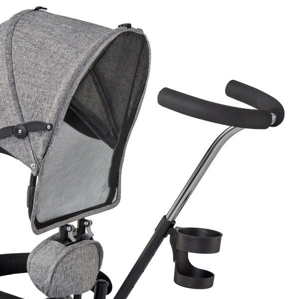 Детский трехколесный велосипед Kinderkraft Freeway Grey Melange 3 в 1