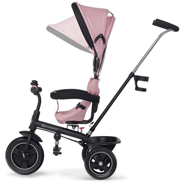 Bērnu trīsritenis Kinderkraft Freeway Pink 3in1