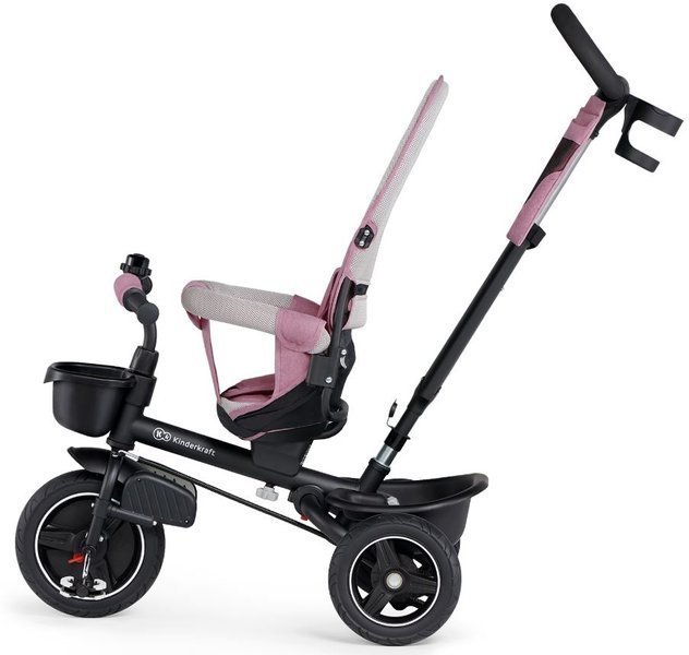 Bērnu trīsritenis Kinderkraft Spinstep 5in1 Marvelous pink