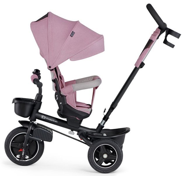 Bērnu trīsritenis Kinderkraft Spinstep 5in1 Marvelous pink