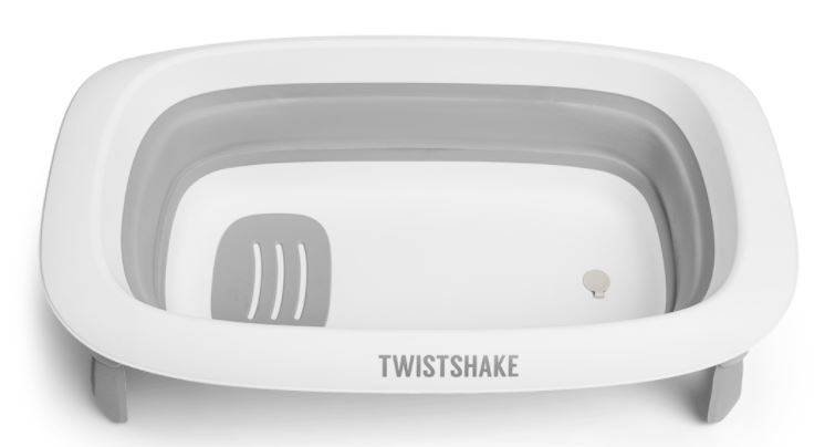 Складная детская ванночка Twistshake Grey