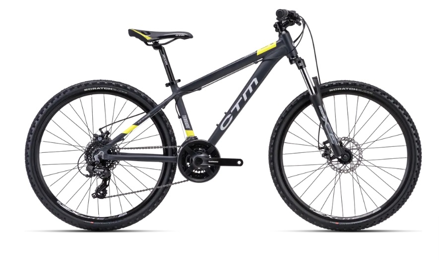 Bērnu velosipēds CTM MTB Terrano 2.0 Black 26"