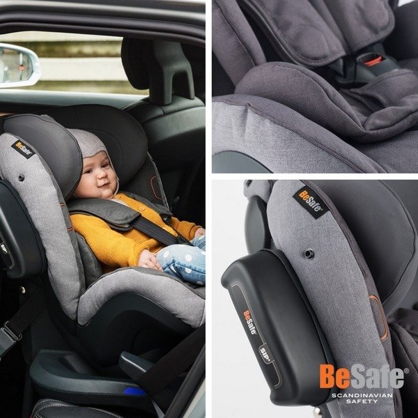 BeSafe iZi Plus X1 Metallic melange Bērnu autosēdeklis 0-25 kg