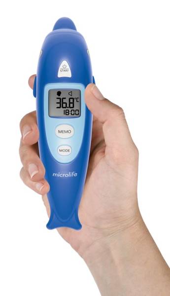 Бесконтактный термометр MICROLIFE NC-400 Blue dolphin