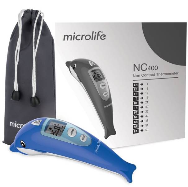 Бесконтактный термометр MICROLIFE NC-400 Blue dolphin