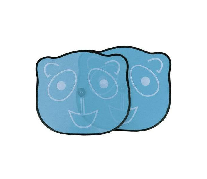 Bike Fun Sunshade Panda blue Cолнцезащитные шторки на липучках 37x44 2 шт.