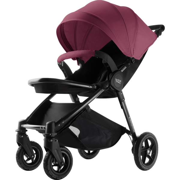 Britax Romer B-Motion 4 Plus Wine Red Sporta ratiņi