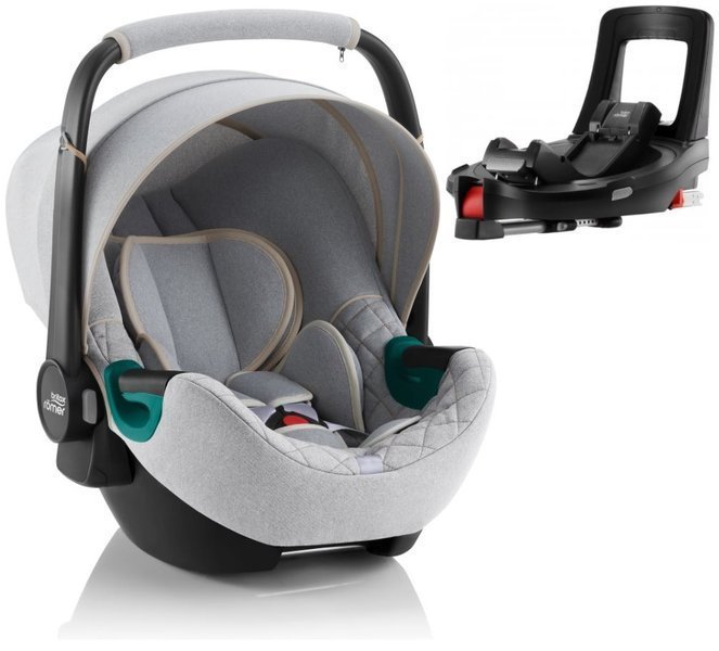 Britax Romer Baby-Safe 3 I-Size Nordic grey Детское автокресло 0-13 кг + Flex iSense база