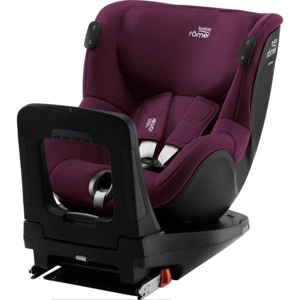 Britax Romer Dualfix iSense i-Size Burgundy red + Flex iSENSE Base Детское автокресло 0-18 кг