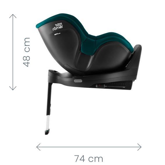 Britax Romer Dualfix Pro M 360 Atlantic Green Bērnu autosēdeklis 0-18 kg + Bāze