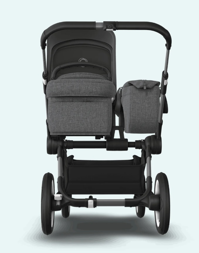 Bugaboo Donkey 5 DUO Blue Stormy Black frame Коляска для погодок Трансформер