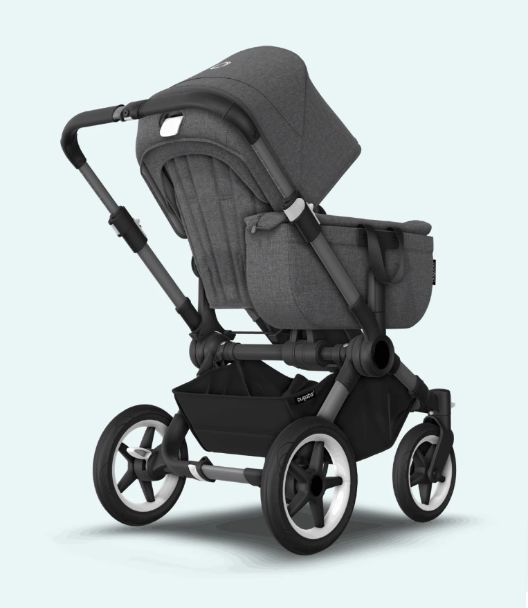 Bugaboo Donkey 5 DUO Blue Stormy Black frame Коляска для погодок Трансформер