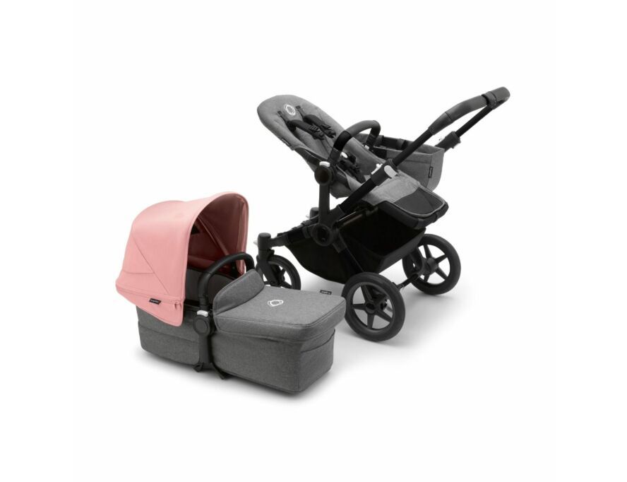 Bugaboo Donkey 5  Grey Melange Black frame Детская коляска Трансформер 2в1 (без капюшона)