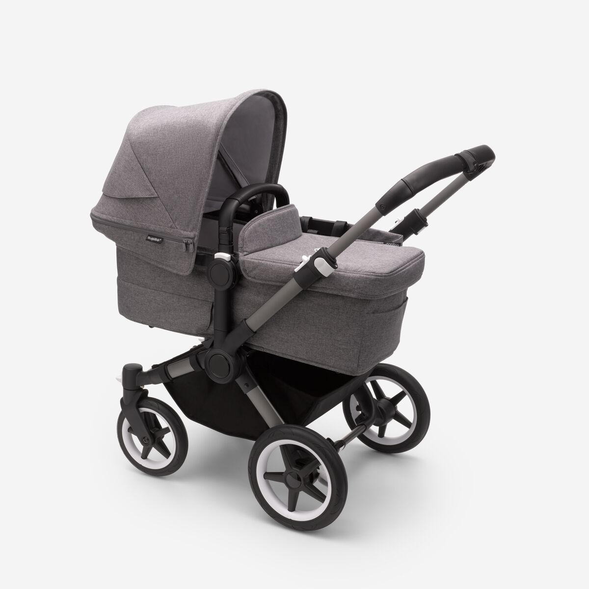 Bugaboo Donkey 5 Grey Melange Graphite frame Детская коляска Трансформер 2в1 (без капюшона)